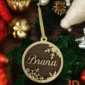 Personalizirana božićna kuglica s imenom, savršena za božićno drvce.