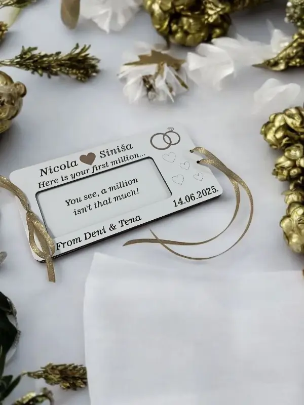 Personalizirana čestitka za prvi milijun