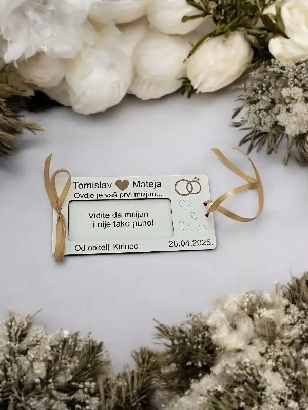 Personalizirana čestitka za prvi milijun