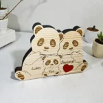 Personalizirana drvena obiteljska dekoracija s imenima