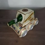 Drveni tenk držač boce poklon